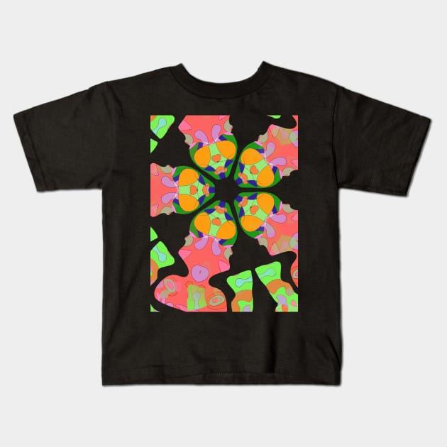 abstract aliens Kids T-Shirt by neteor